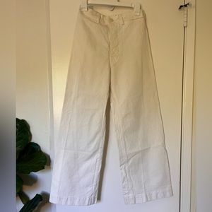 Jesse Kamm Sailor Pants Salt White Size 4